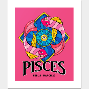 Pisces Coy Posters and Art